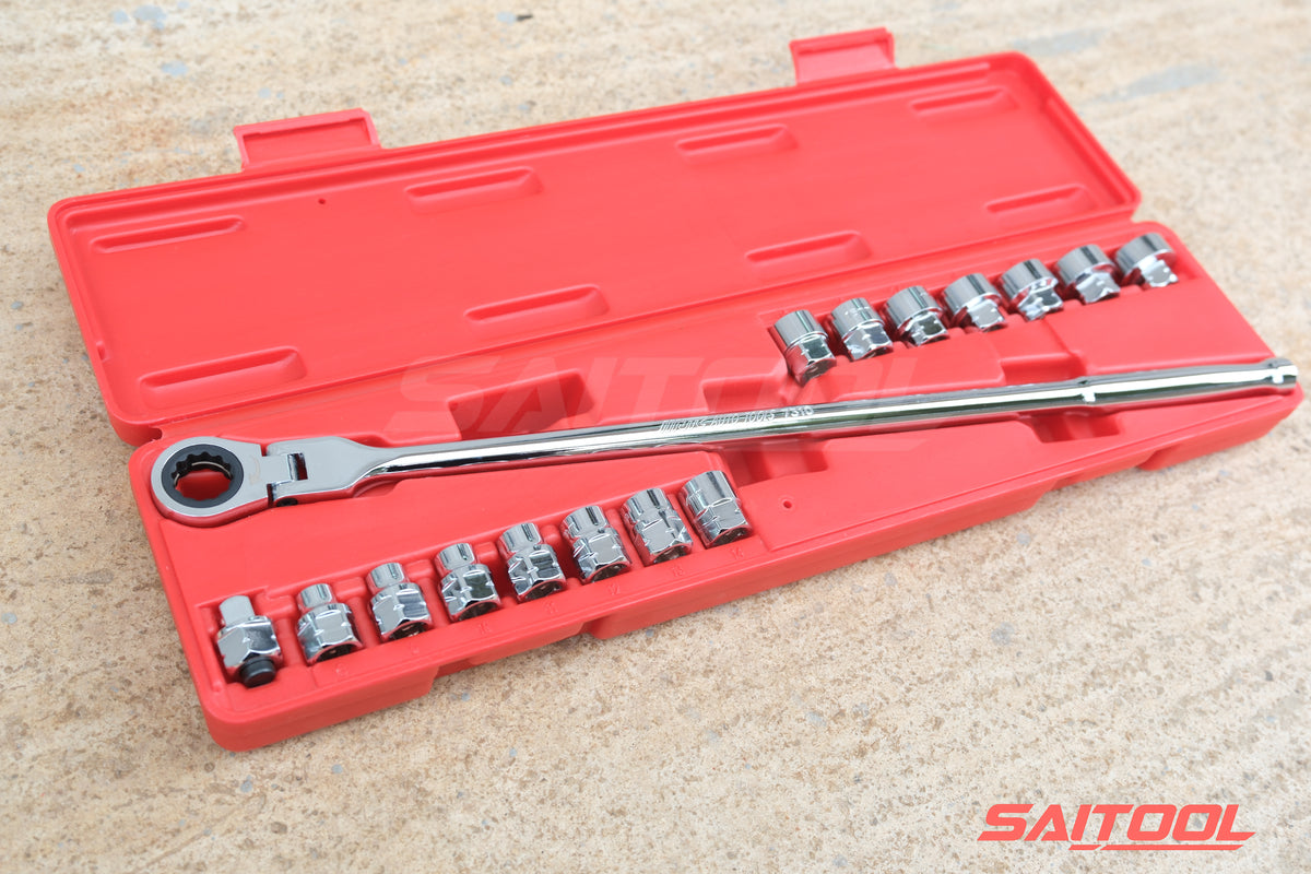 JTC 7310 9.5mm 3/8 16 PCS
ultra-short socket and ratchet set