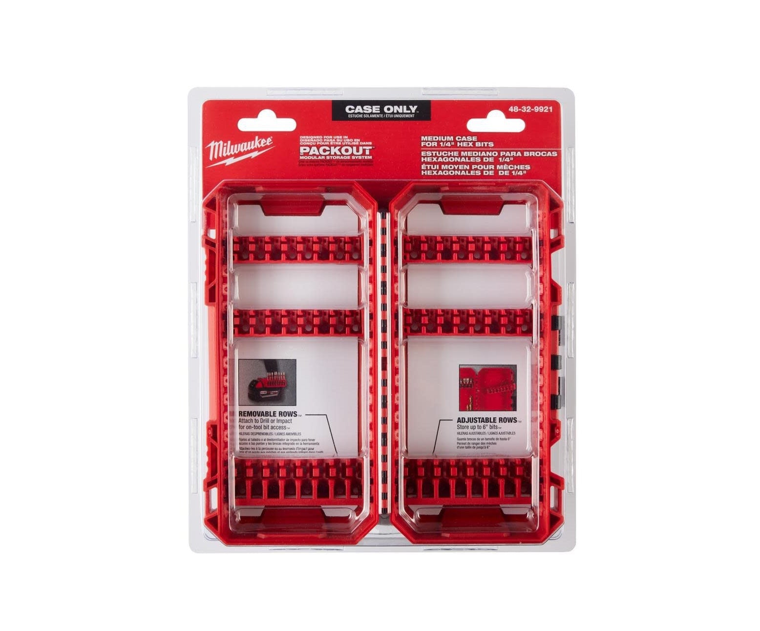 Milwaukee 48-32-9921 screw bit case အင်းပက်ဆံဗူးခွံ