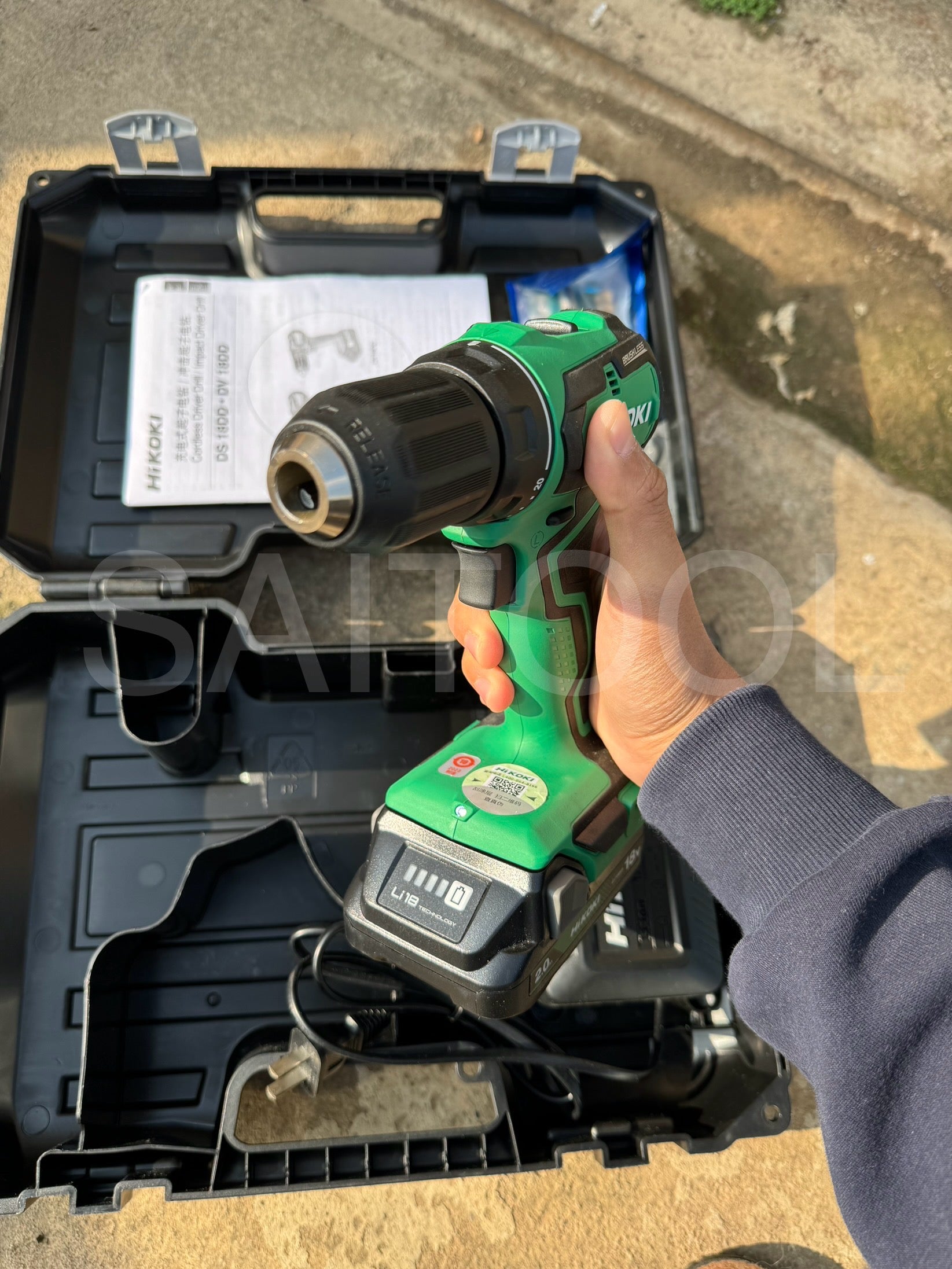 Hikoki DS18DD , drill , solo