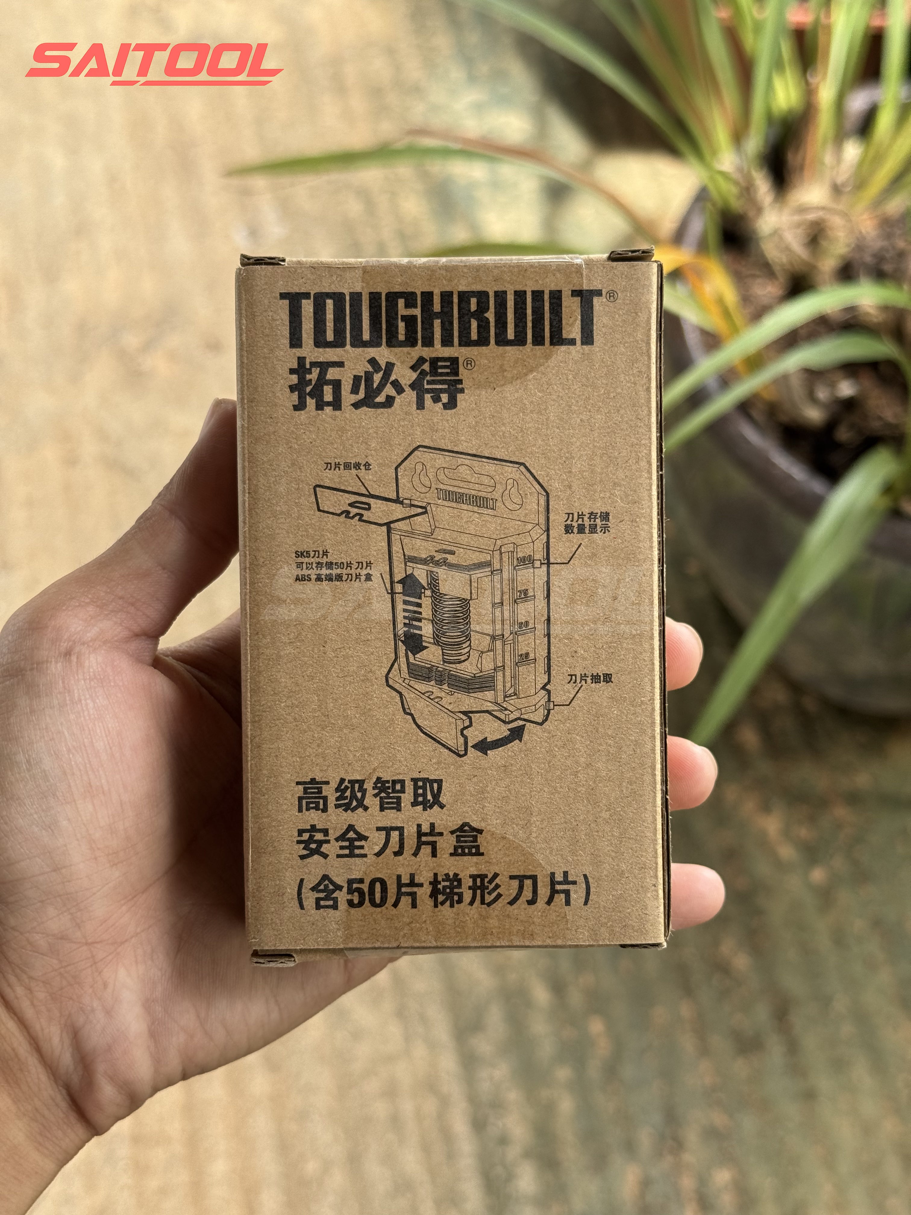 TOUGHBUILT TB-H4S50-14-50
scraper Utility knife blade ချိုးဓားဆံအပို