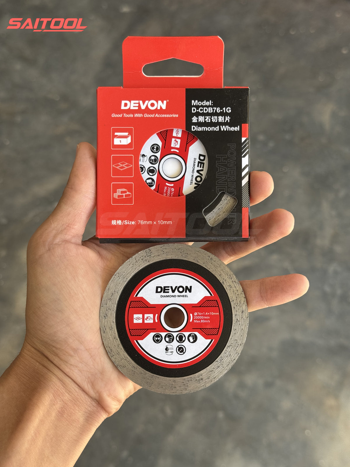Devon 3”Cutting, Grinding Discs ကျောက်ပြား