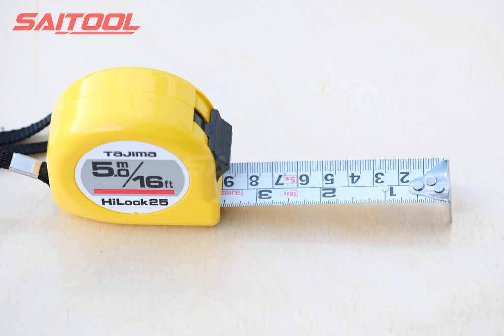 Tajima HILOCK 25 , 5.0M / 16ft
ပေဗူး , Tape measure